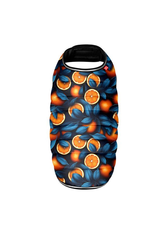 Курточка-накидка для собак Clothes, малюнок "Апельсини",, А 32 см, B 41-51 см, С 25-35 см WAUDOG (363199626)