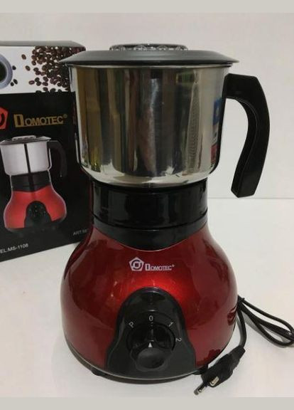 Електрична кавоварка для дому MS-1108 міні кавомолки ножові подрібнювач кавових зерен Domotec (296925623)