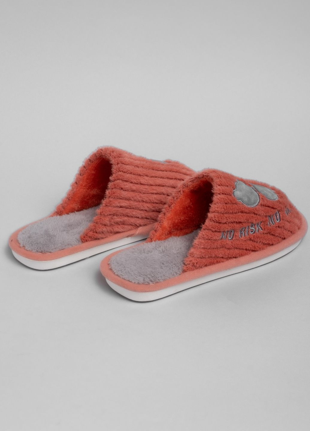 Белые тапочки женские pt618 оранжевые 342440 Power