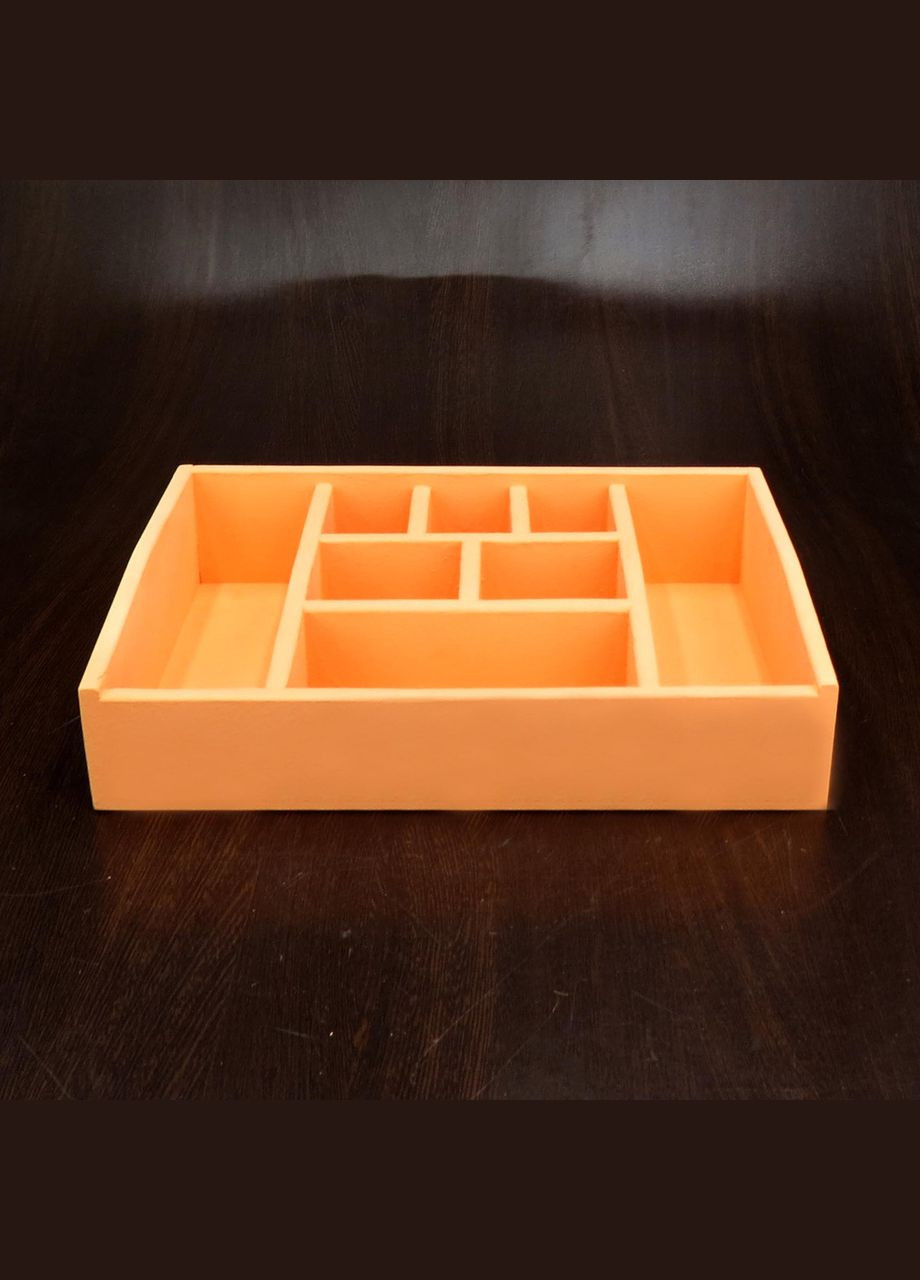 Органайзер настільний з дерева Бруквуд грейпфрут (КНЦ-005054) No Brand (328224639)