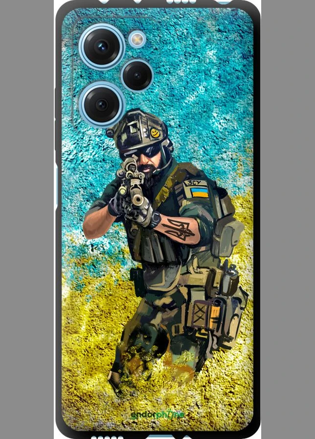 Чехол на Xiaomi Poco X5 Pro 5G Воин ВСУ "5311b-3027-70447" Endorphone (364290668)