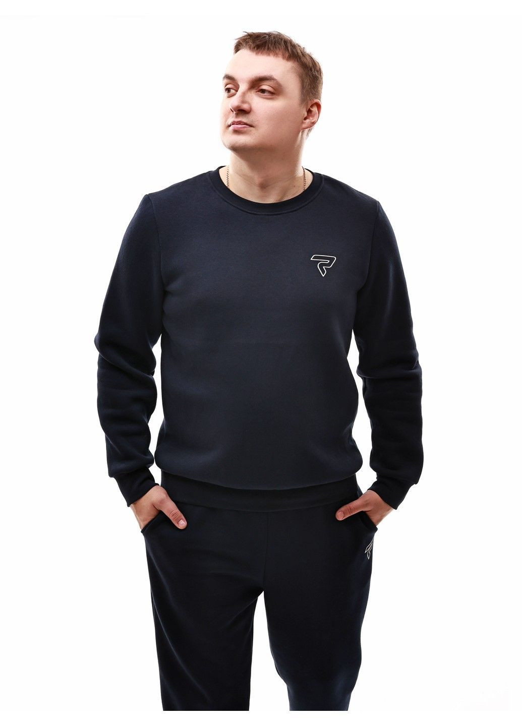 Темно-синий свитшот мужской Fox (366748550)