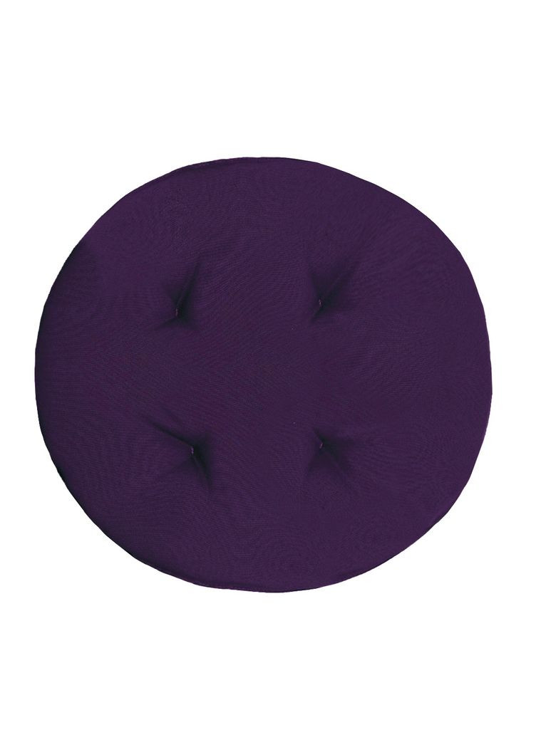 Подушка на стул и кресло Ø 40х2 см фиолетовый No Brand (324829987)
