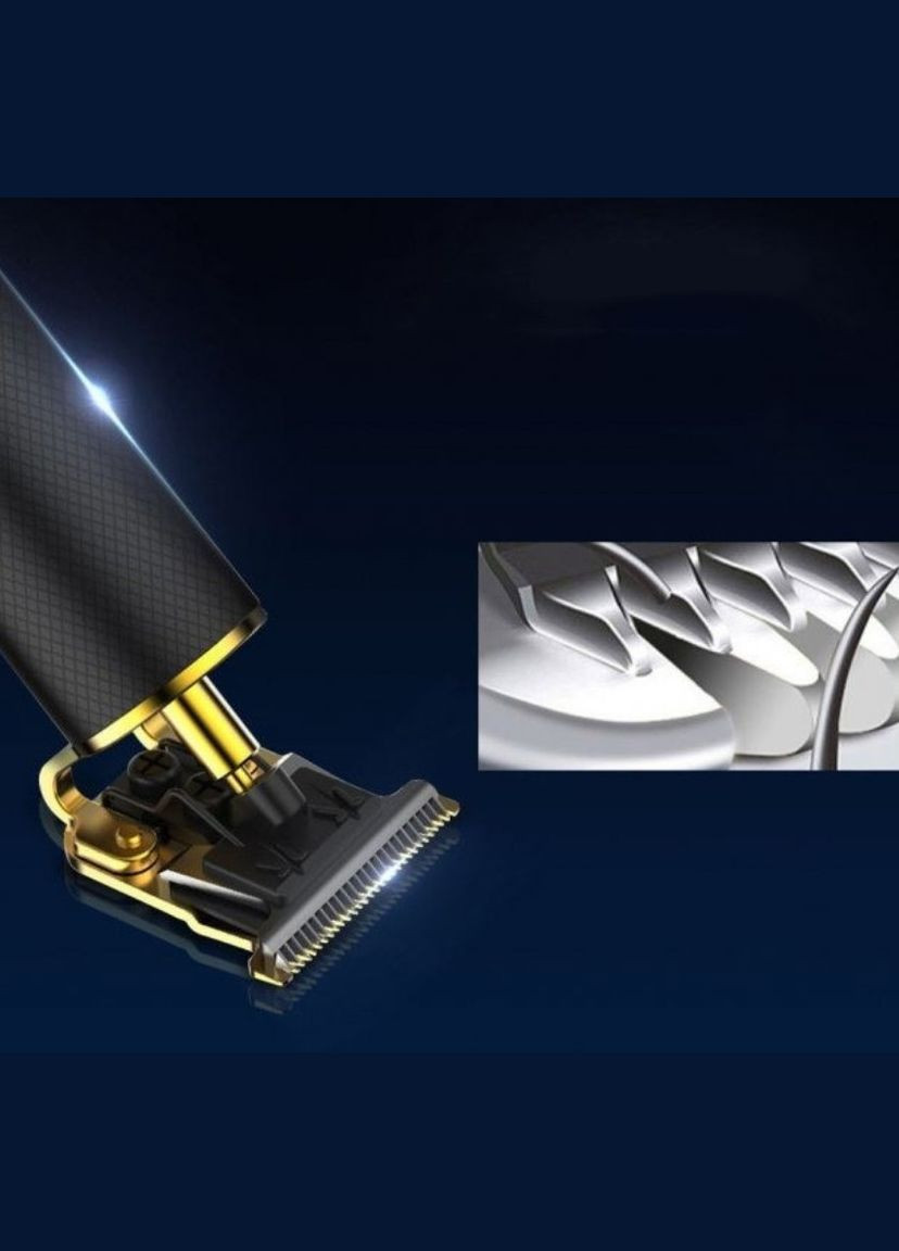 Триммер беспроводной аккумуляторный 3 в 1 V-179 для бороды и волос, Т-лезвие, LED-индикатор, 3 насадки VGR (341318678)