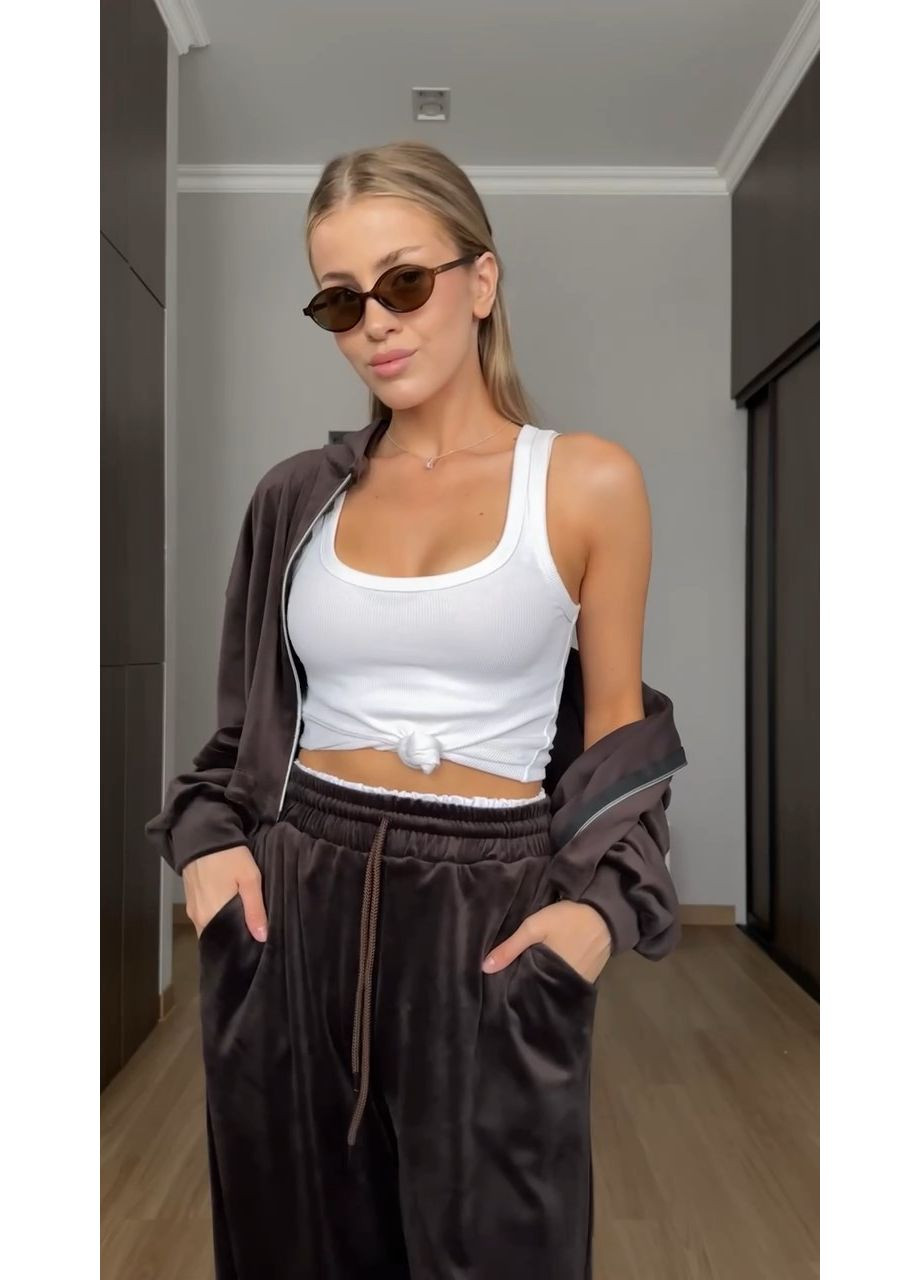 Жіночий спортивний костюм з велюру MonCher (357233560)