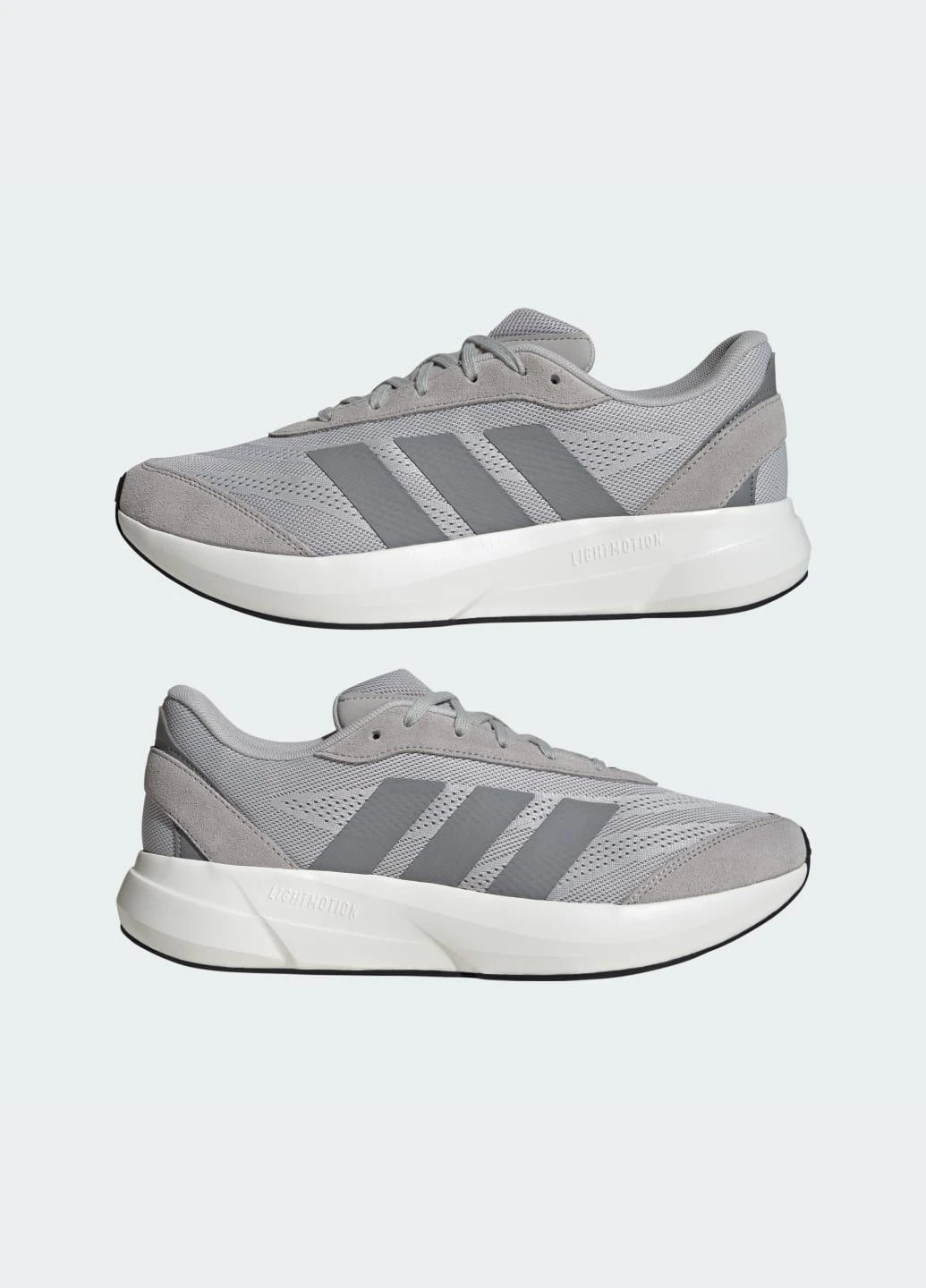 Сірі кросівки lightshift літні adidas