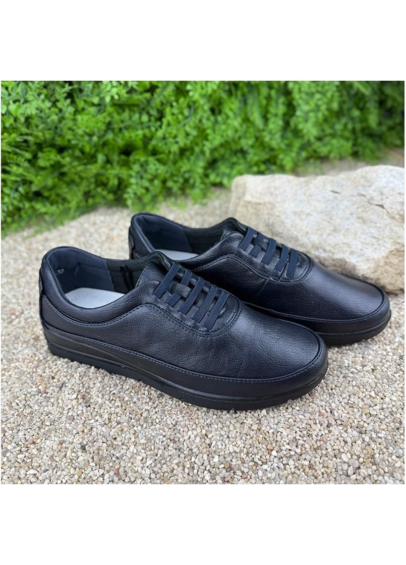 Жіночі мокасини шкіряні Е-002037-5 Темно-сині Kadisailun (339768360)