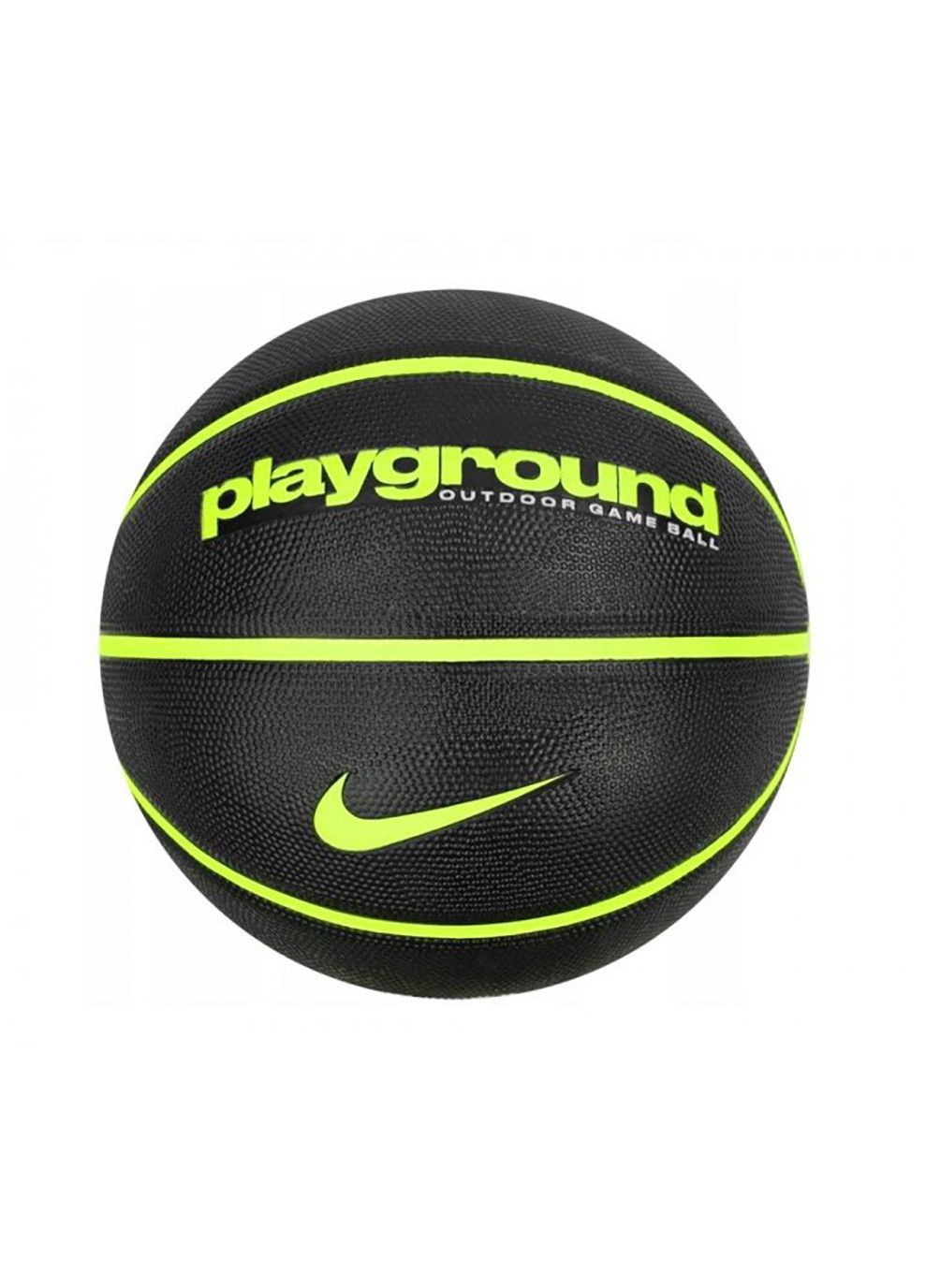 М'яч баскетбольний Everyday Playground 8P Deflated Size 7 Black / Volt (N.100.4498.085.07) Nike (333961790)