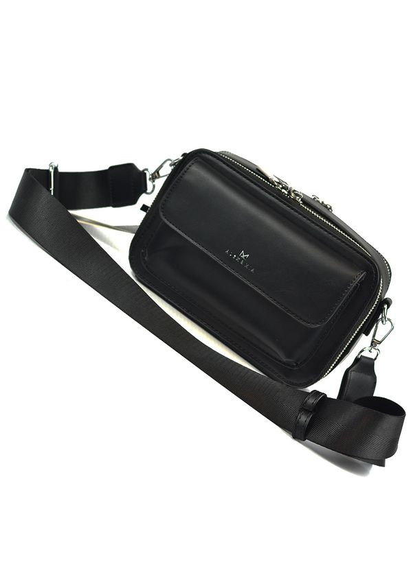 Чорна маленька жіноча молодіжна сумка клатч через плече No Brand (293942350)