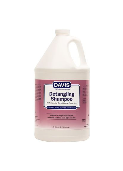 Шампунь-кондиціонер від ковтунів для собак та котів Detangling Shampoo 3.79 л (87717900175) Davis (364750561)