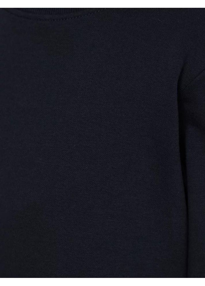 George детский теплый свитшот для мальчика темно-синий (25091759) однотонный темно-синий повседневный двунитка с начесом