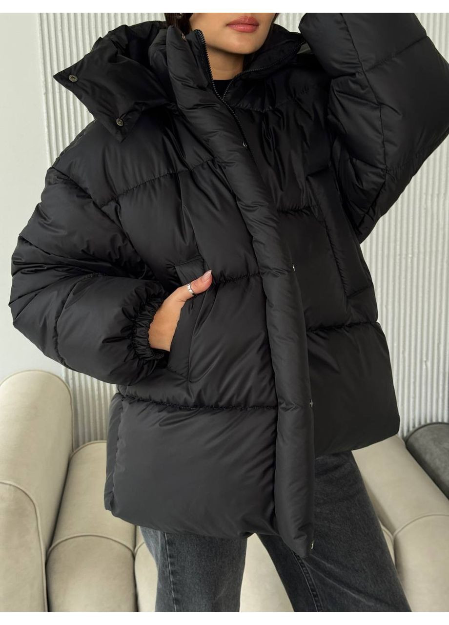 Черный зимний Пуховик Vakko