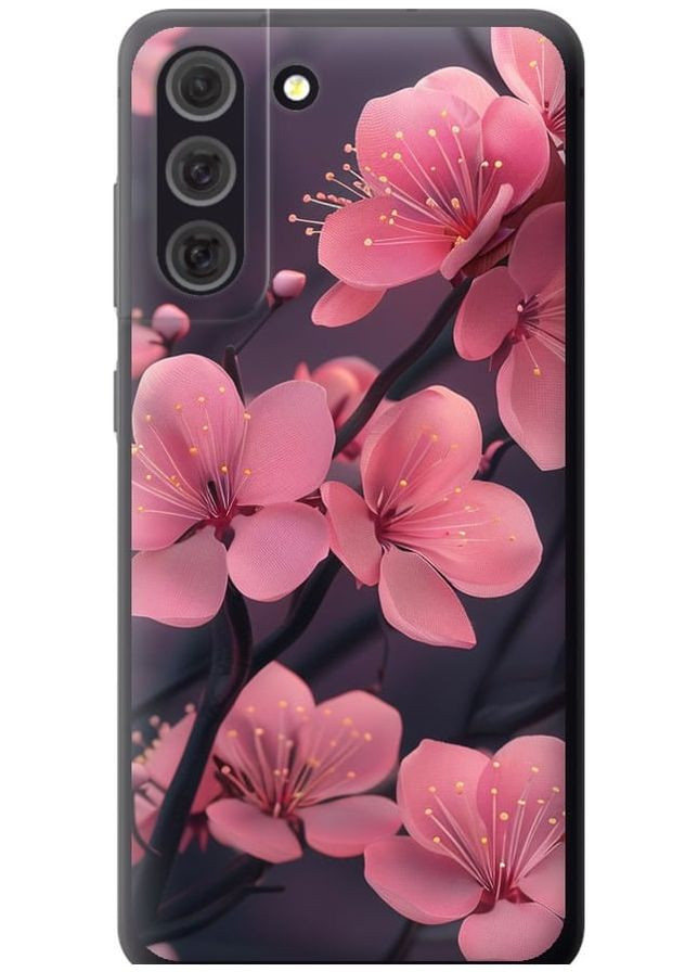 Силиконовый чехол 'Пурпурная сакура' для Endorphone Samsung Galaxy S21 FE (287276306)