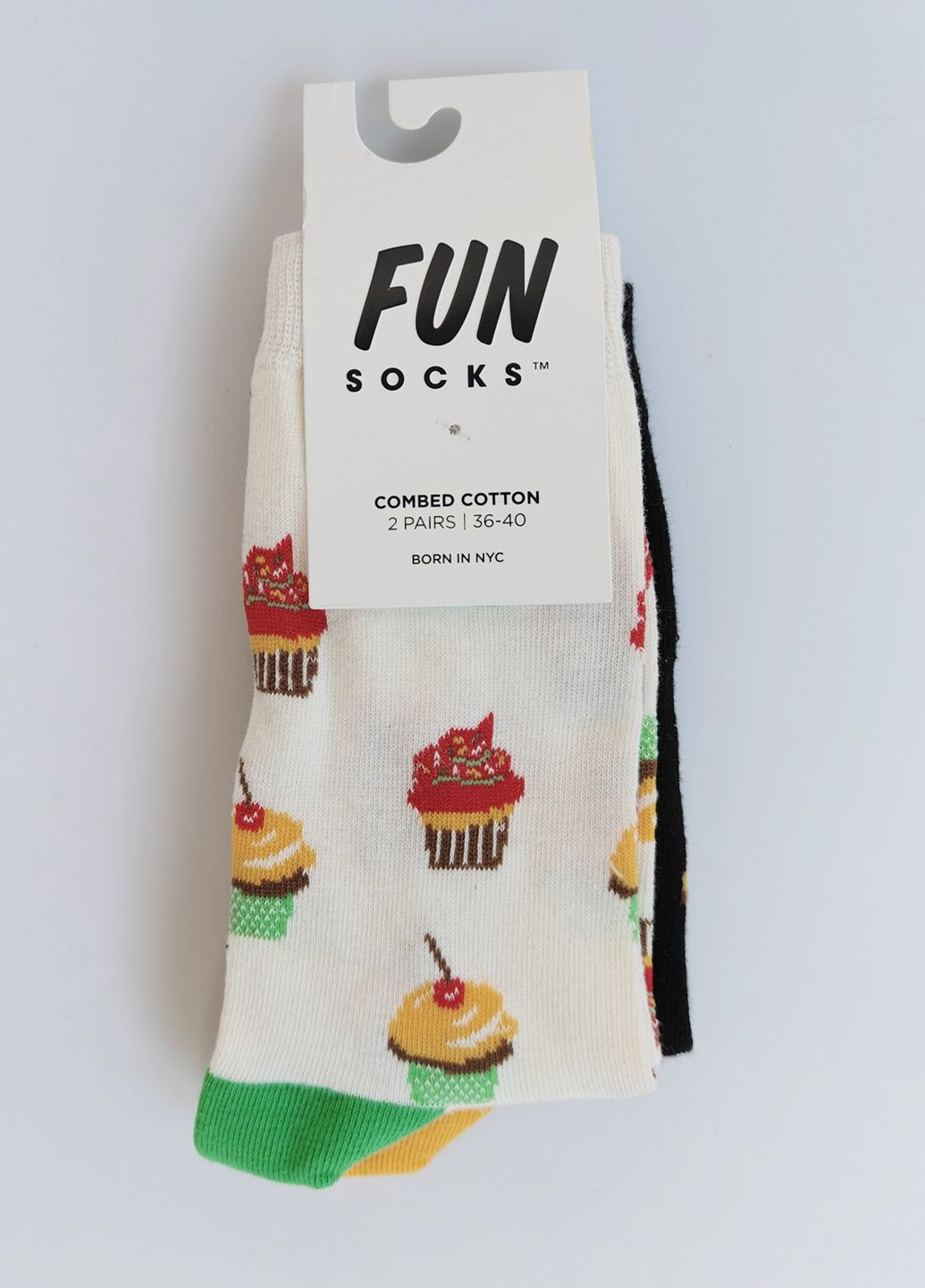 Комбіновані шкарпетки 2 пари fun socks малюнки (349834647)
