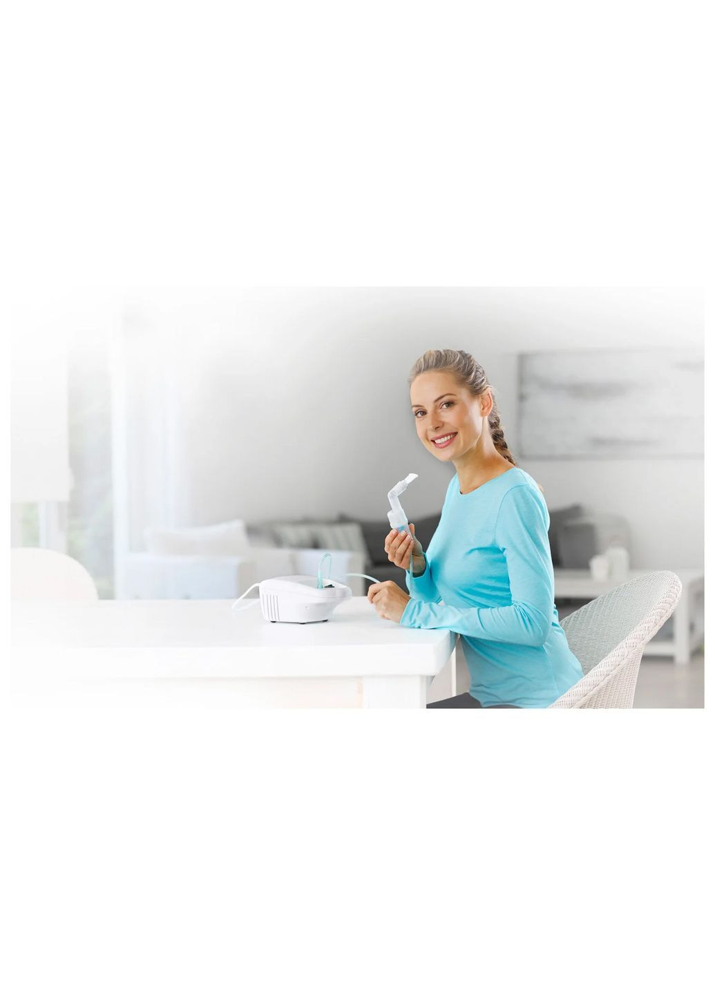 Портативный ингалятор небулайзер IN 500 белый Medisana (364554586)