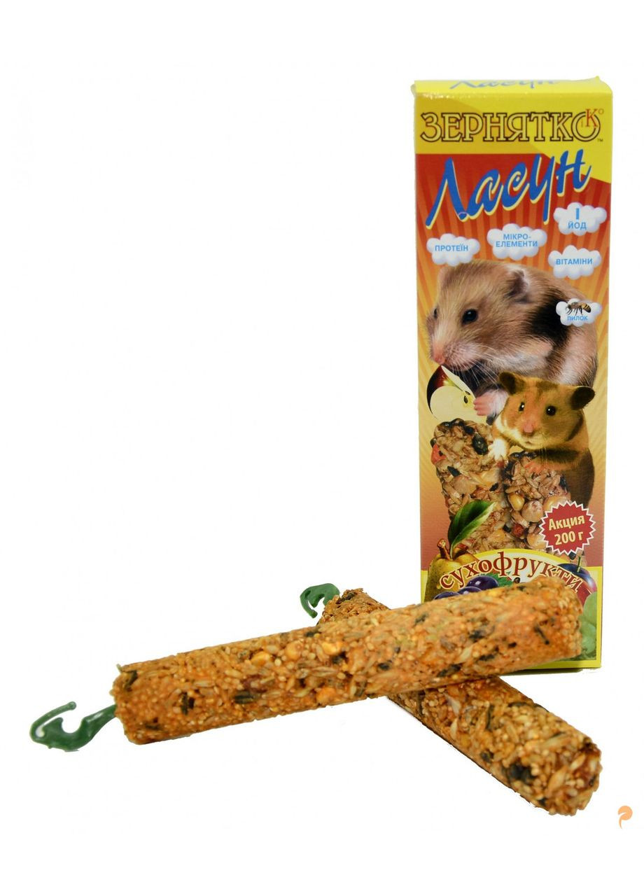 Колосок "Сладкоежка" для грызунов (сухофрукты) 200 гр No Brand (368711075)