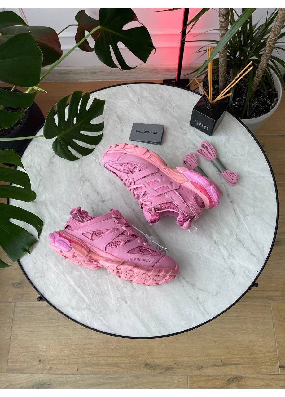 Кроссовки женские Balenciaga Track 3.0 Pink | Баленсиага Трек 3.0 розовые No Brand розовые демисезоны (360535100)