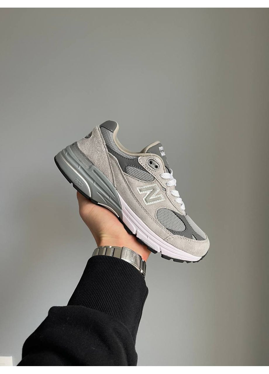 Кроссовки женские New Balance 993 MiUSA Grey | Нью Беланс 993 серые No Brand серые демисезоны (361667999)