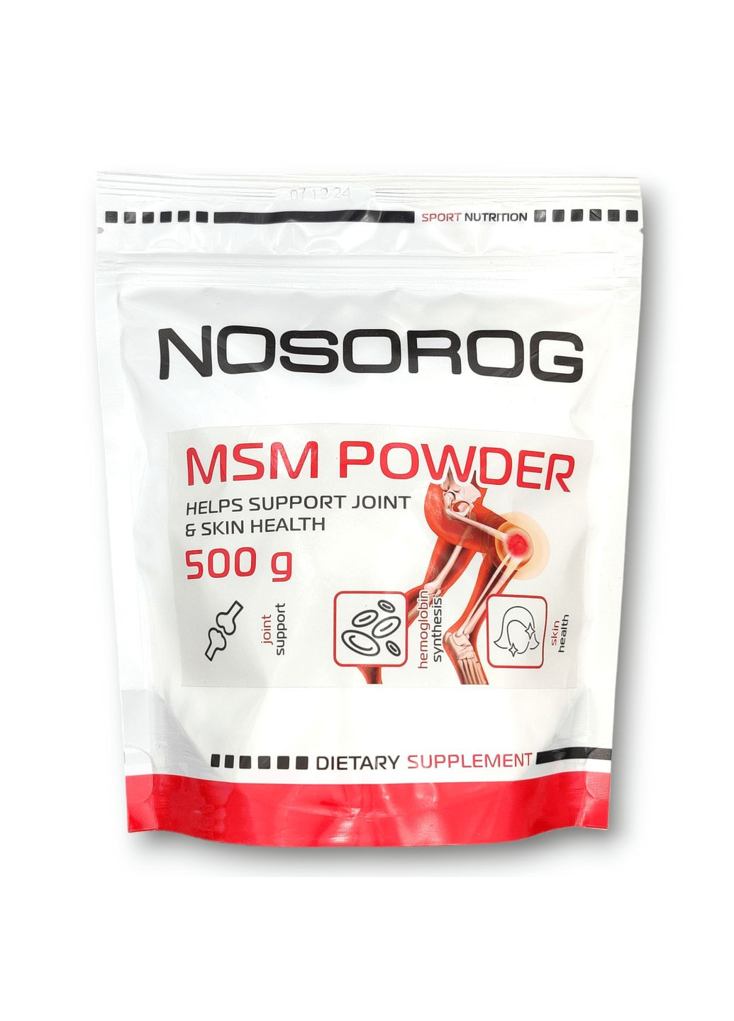 Nosorog MSM Powder, 500 грамм Nosorog Nutrition (325471174)