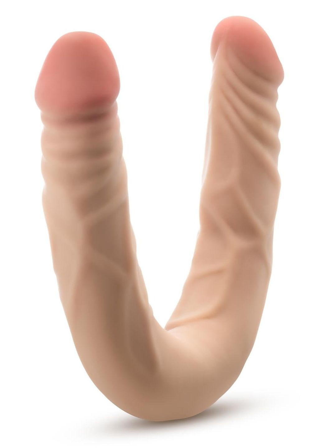 Двухсторонний реалистичный фаллоимитатор Dr. Skin телесный Blush (328961229)