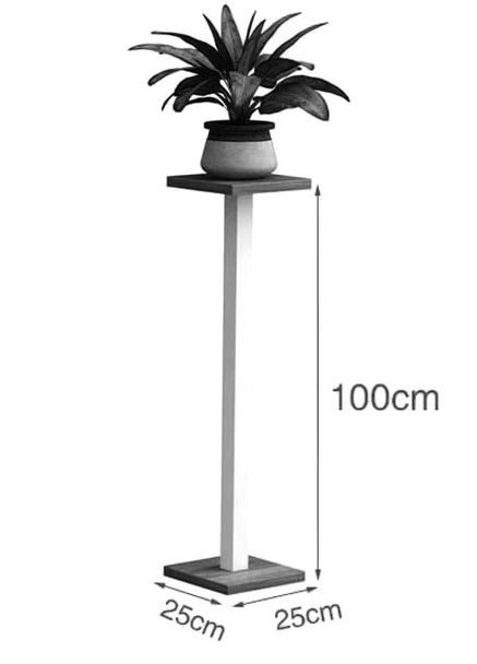 Подставка для цветов из дерева Прагосета 100 зефир-бланже (ЦСТ-01442001) No Brand (328227176)