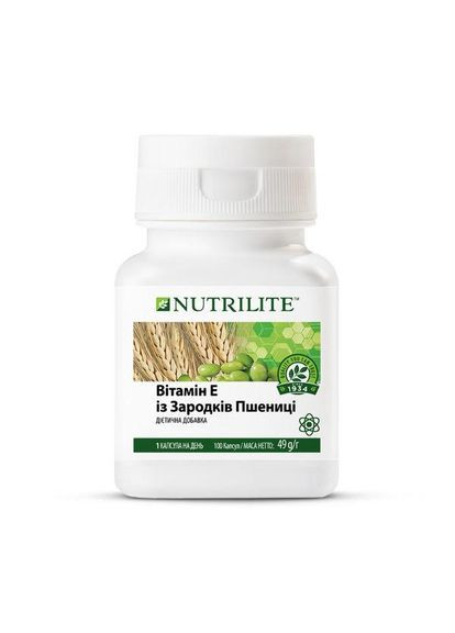 Вітамін Е із зародків пшениці Nutrilite™ Amway (370858767)