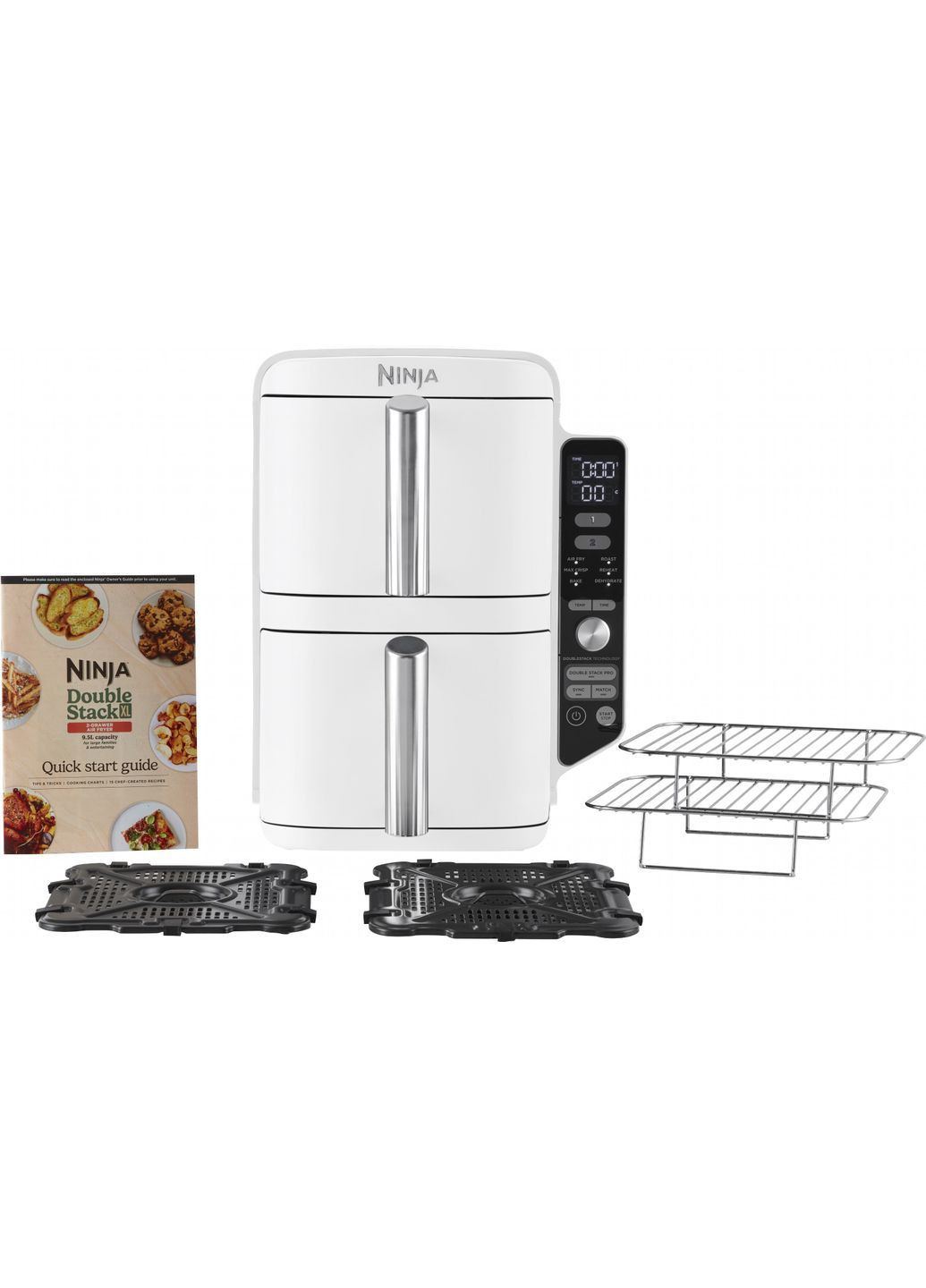 Мультифір Double Stack XL 2-рівня повітряний фритюрник 9,5 л (SL400EUWH) Ninja (369726611)