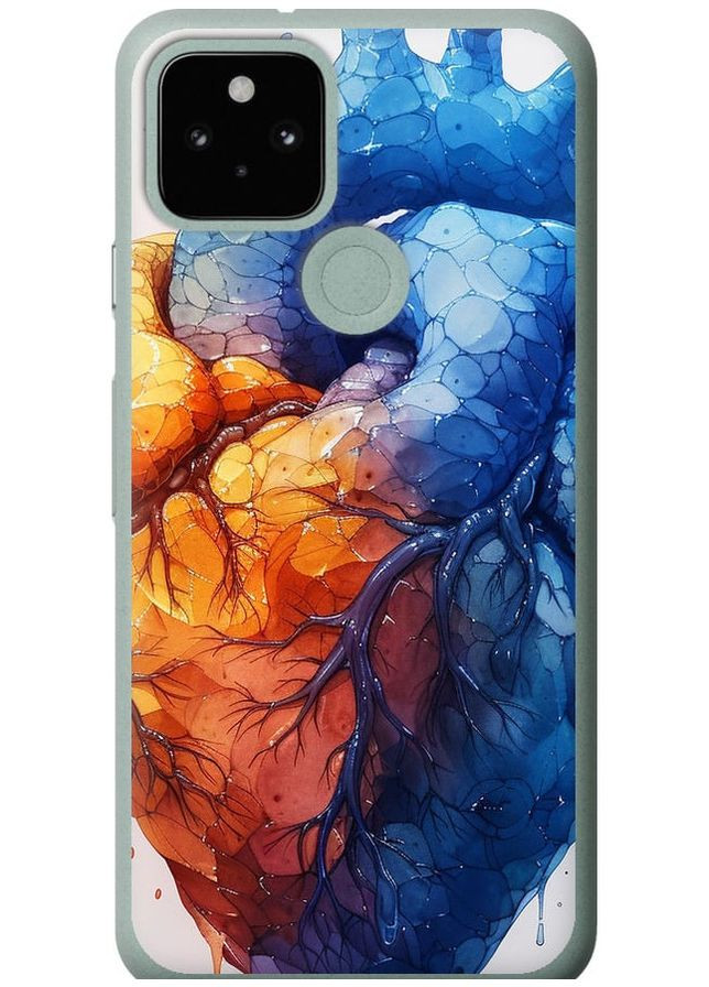 Силіконовий чохол 'Арт-серце' для Endorphone Google Pixel 5 (285116624)