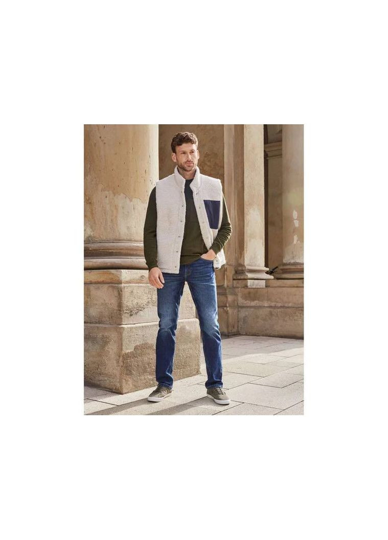 Синие прямые джинсы прямого кроя, мужские, euro 52 (34/32) Livergy