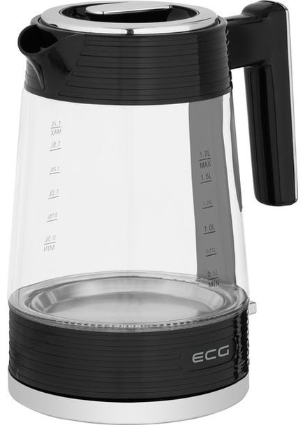 Електрочайник EСG RK 1750 Stripe 1.7 л чорний ECG (364107642)