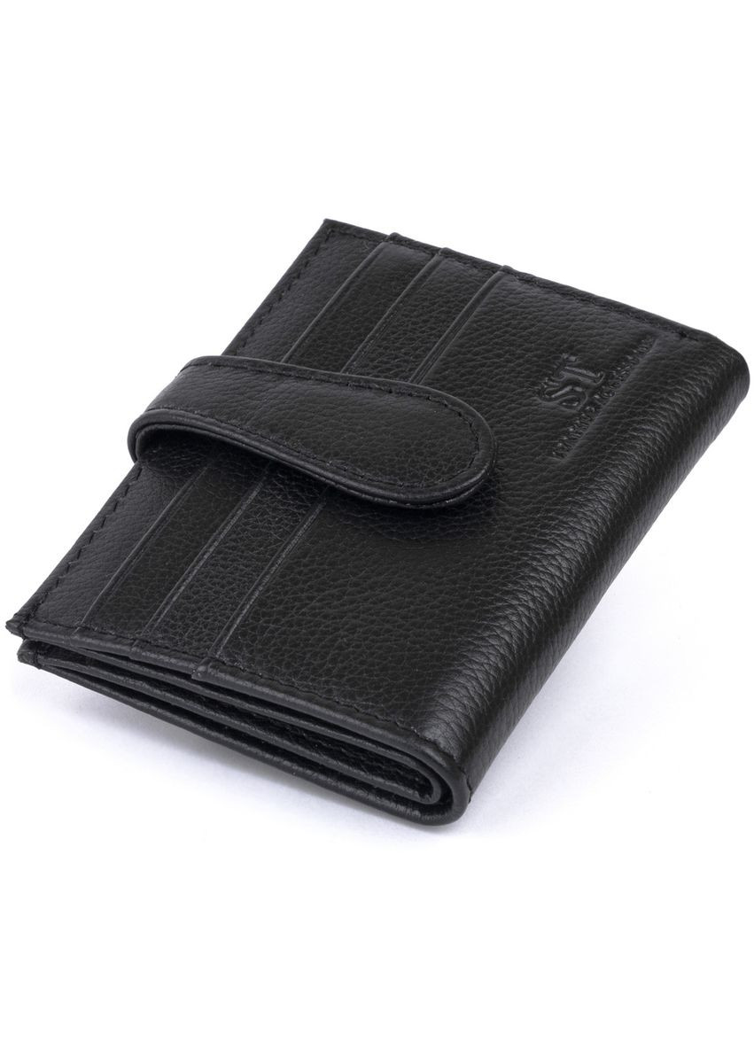 Гаманець-візитниця 19208 Чорний st leather (329146504)