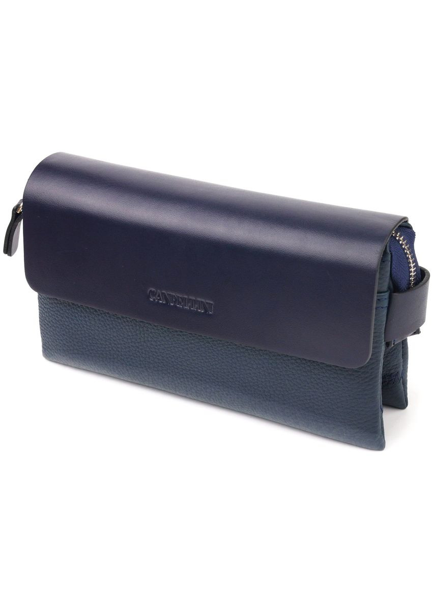 Добротный мужской клатч из натуральной комбинированной кожи 21565 Canpellini (334708952)