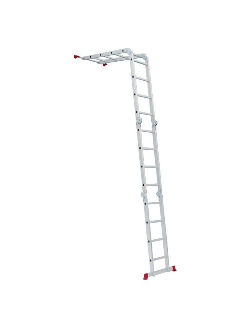 Драбина-трансформер 4750 мм х 4x4 щаблі (LT-0029) алюмінієва Intertool (335049572)