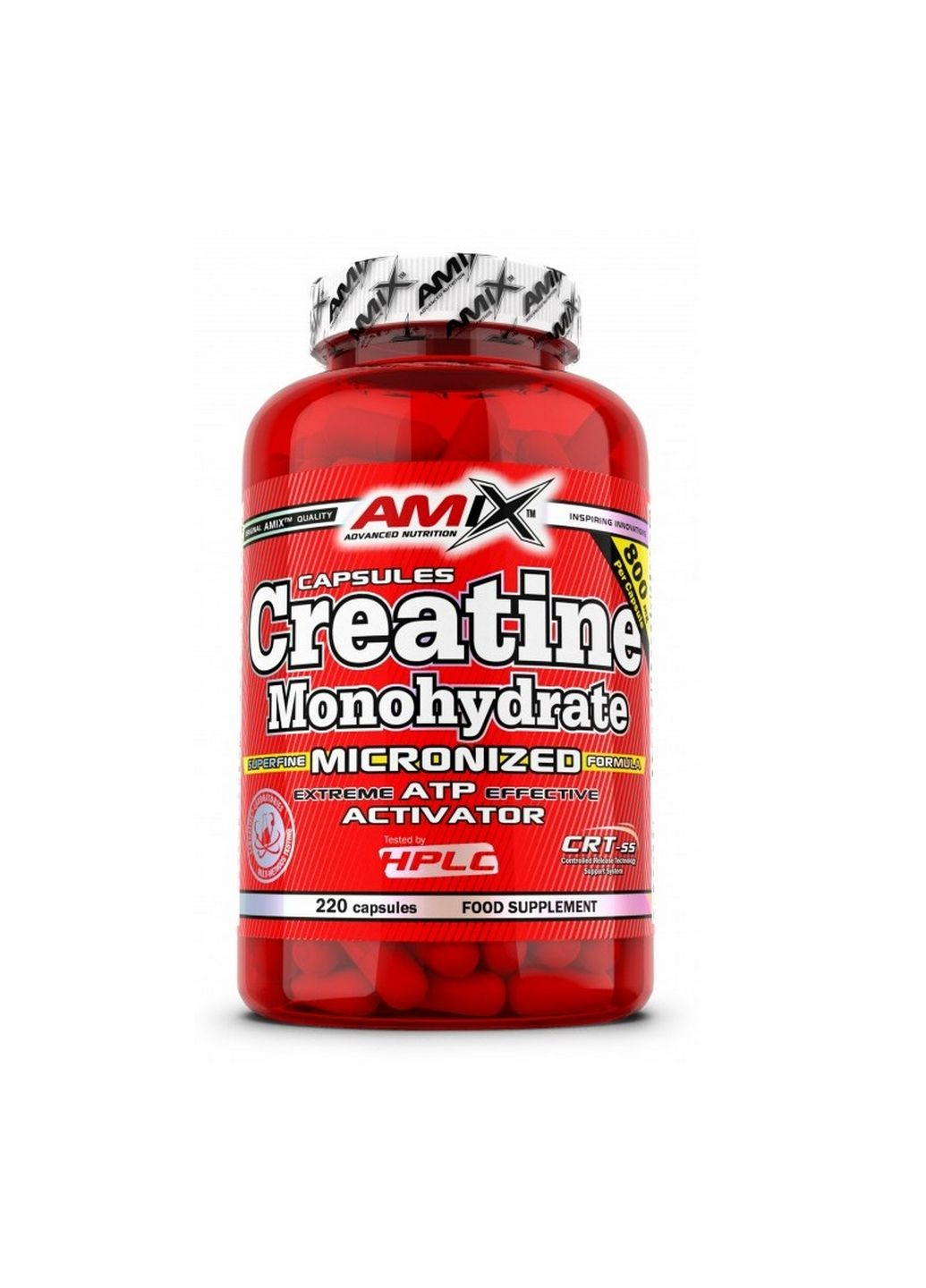 Креатін Creatine monohydrate, 220 капсул Amix Nutrition (293338552)