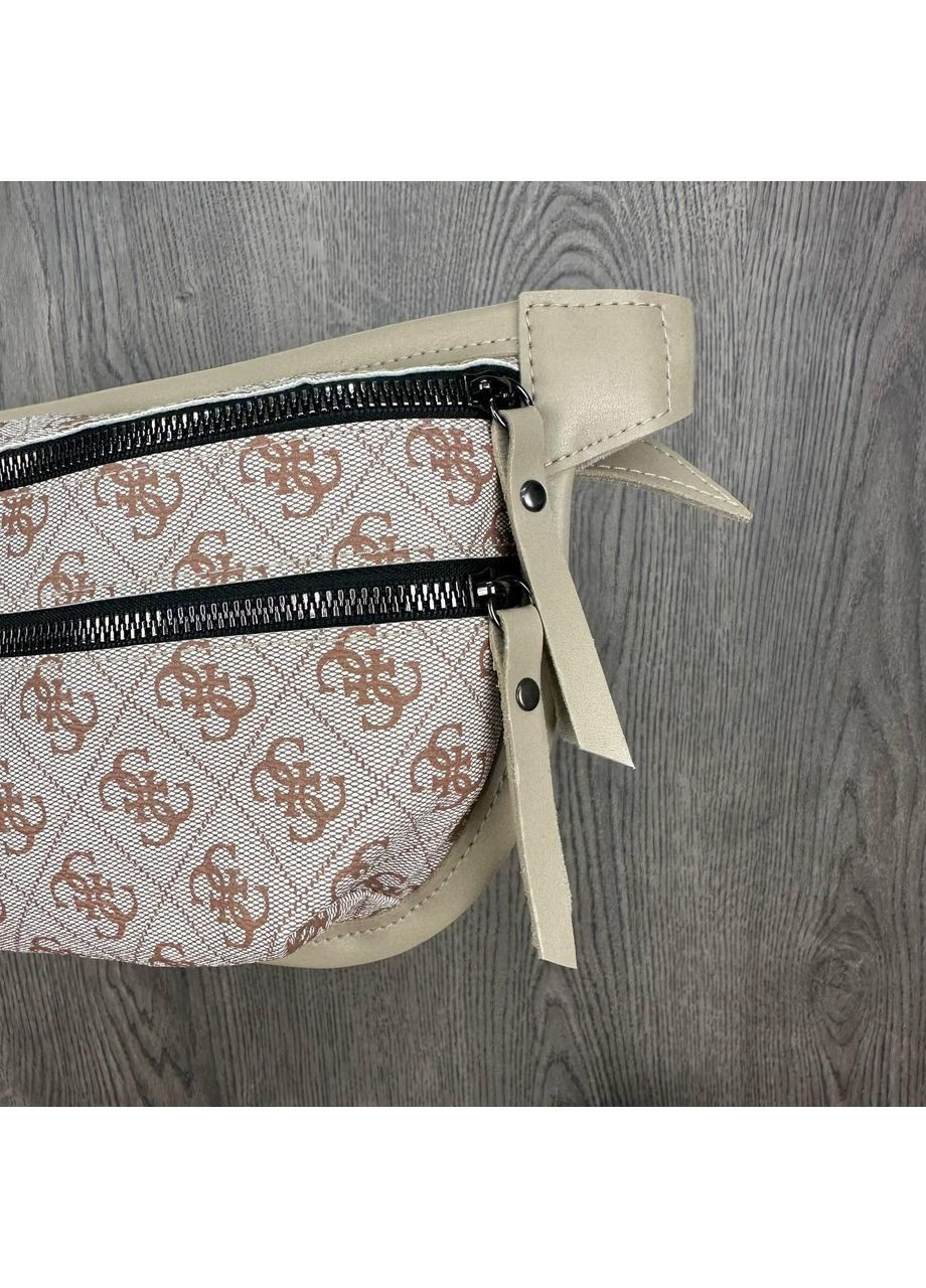 Жіночий клатч з бантиком персиковий зі штучної шкіри ProDobro 1 (363136346)