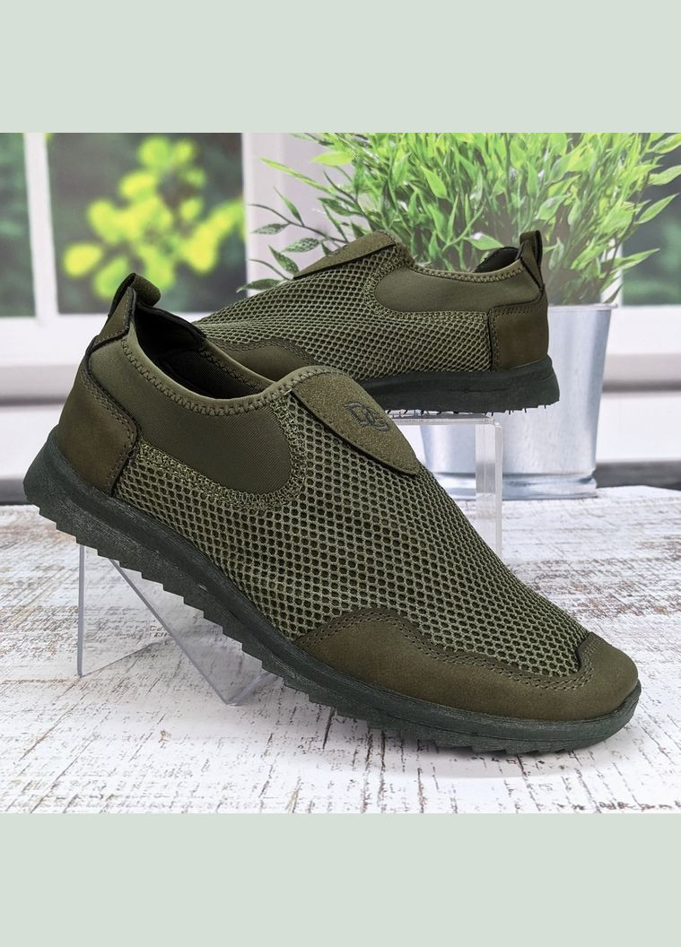 Хакі Літні кросівки чоловічі текстильні сітка Dago