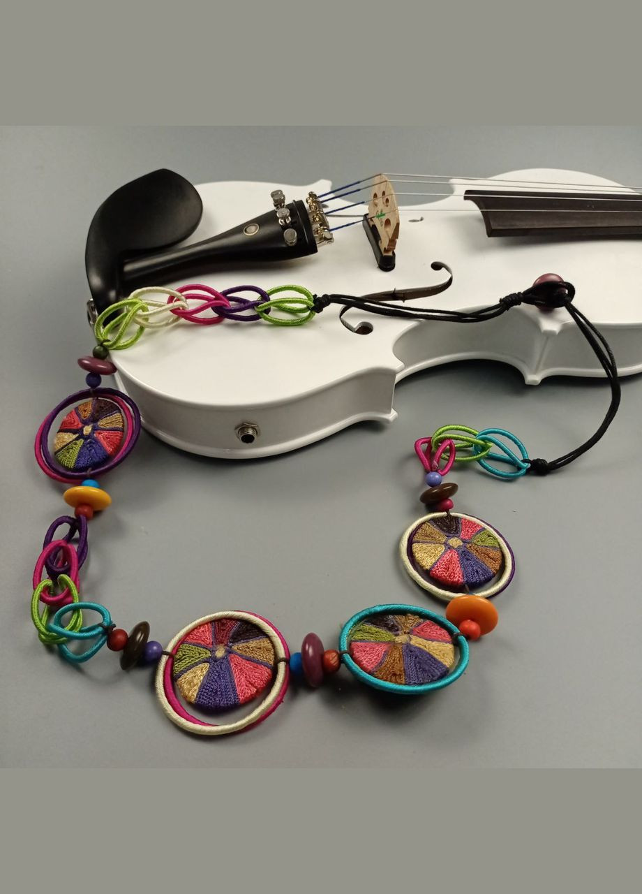 Намисто ручної роботи яскраве в стилі бохо в подарунковій упаковці+подарунок No Brand (338433299)