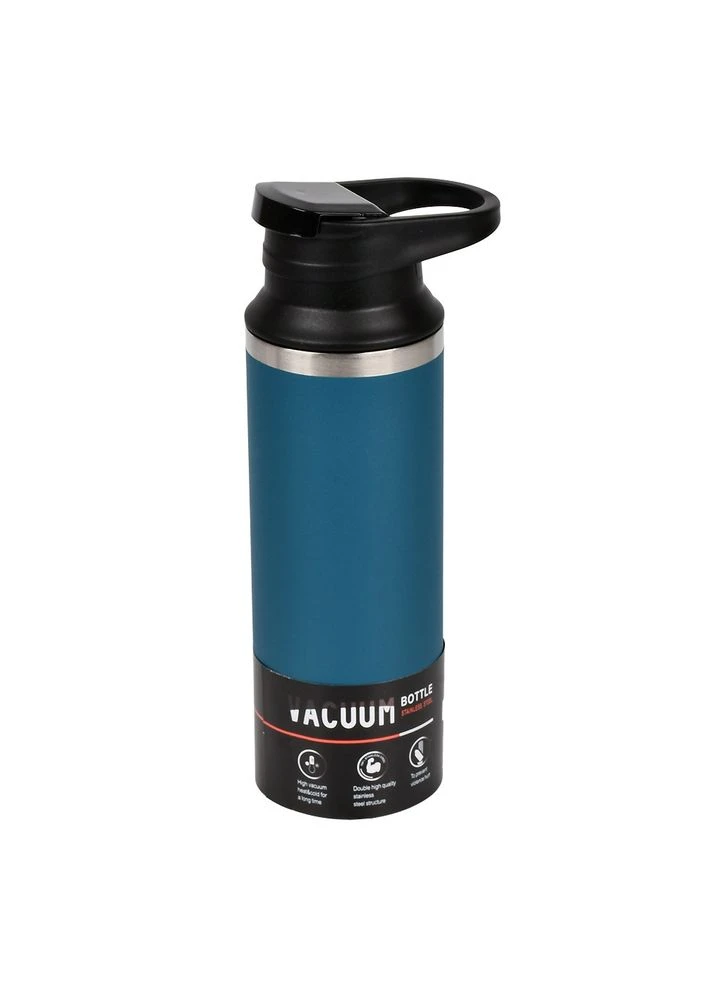 Термос-поїлка Bottle Sport 550 мл з нержавіючої сталі спортивна пляшка для води Blue Stenson (382349695)