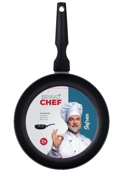 Сковорода Safran 24 см (BC-1114-24) Bravo Chef (309198565)
