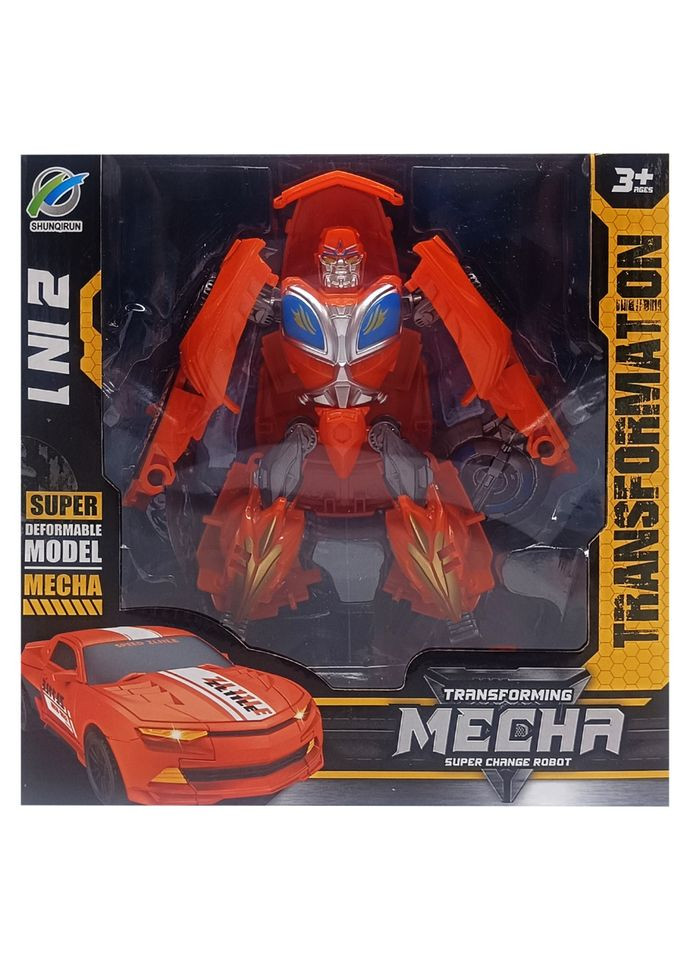 Машинка-трансформер «Transforming Mecha» 168-22 Оранжевый BMW (307926609)