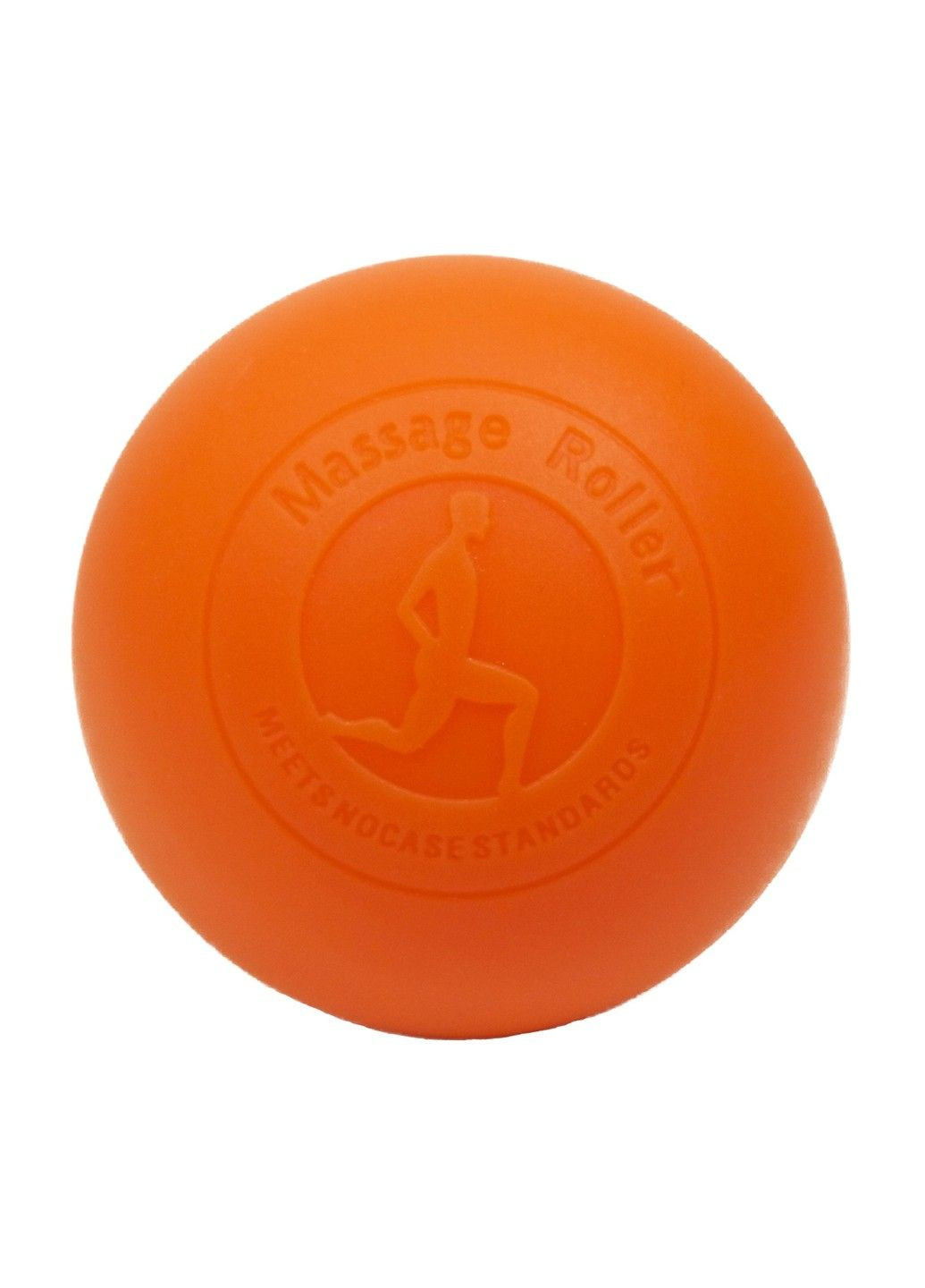 Масажний м'ячик каучук 6.5 см EF-2076-OR Orange EasyFit (290255548)