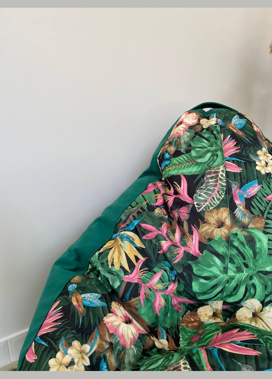 Кресло - мешок груша, M - 100х75 Magitex Asteria D3+Багира 11833 SkyPuff (361256916)