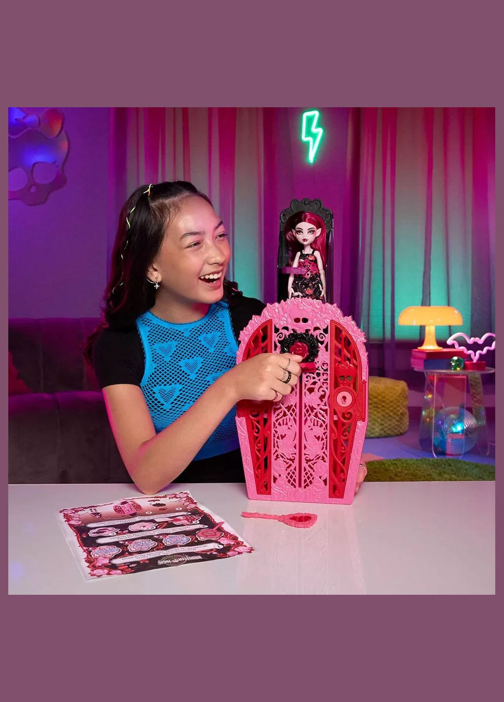 Лялька Цвіт та темрява Жахо-секрети Дракулори (HYT72) Monster High (330057697)