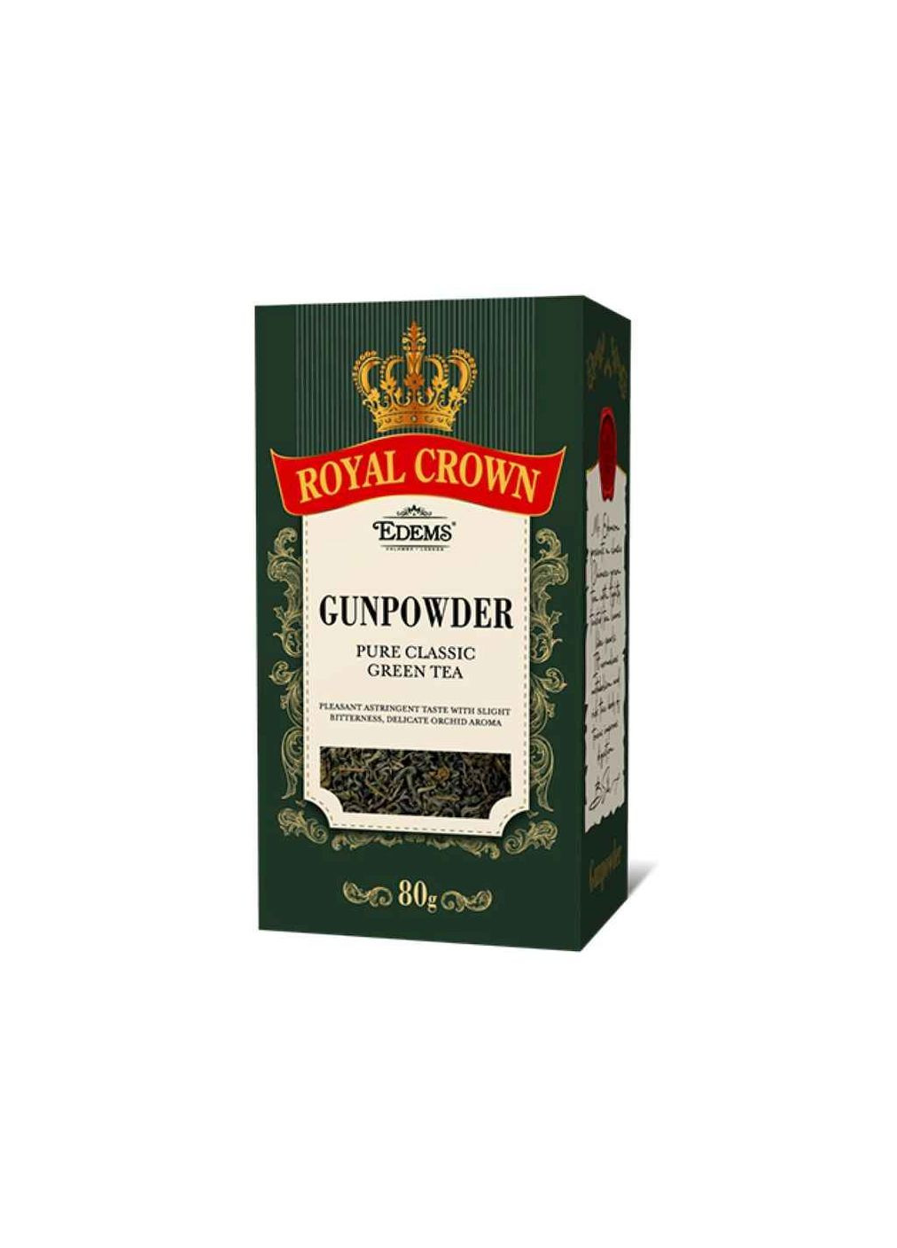 Чай фасований зелений 80г лист. "GUNPOWDER" Royal Crown (354340075)