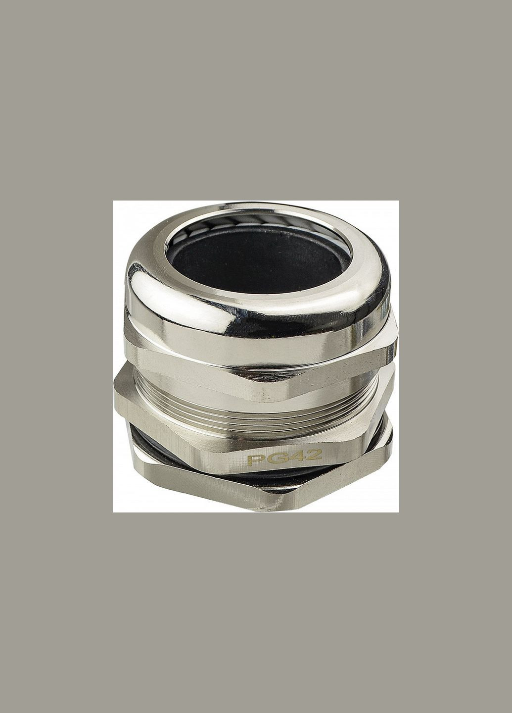 Кабельний ввід PGM42 IP68 латунь для отворів 53,5мм кабель max Ø37мм для шаф [A0150050040] АСКО (344534336)