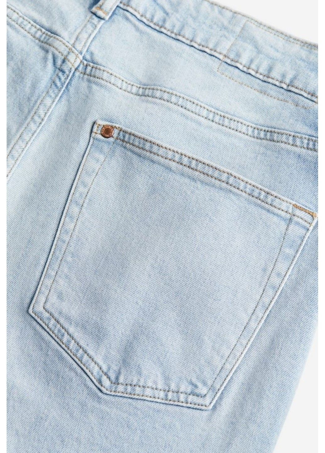 Светло-синие повседневный демисезонные брюки H&M