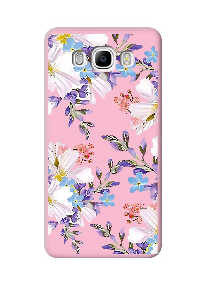 Матовый чехол на Samsung Galaxy J7(2016) J710:: Цветочный рисунок (принт 272) Creative (360699975)