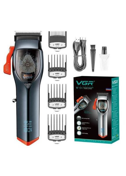 Машинка для стрижки волосся V-647 зі змінними насадками, Машинка для стрижки для дому VGR (364664346)