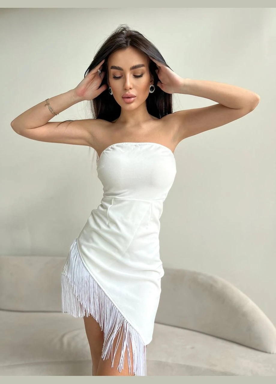 Молочна неймовірна сукня🔝🔥 Luna