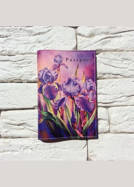 Обкладинка для паспорта Іриси No Brand (315049201)